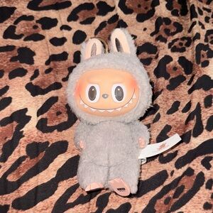 Gray Plush Monster Toy